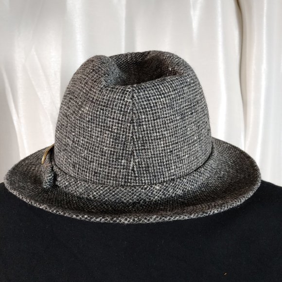 Vintage Biltmore Harris Tweed Fedora Hat - Picture 4 of 8